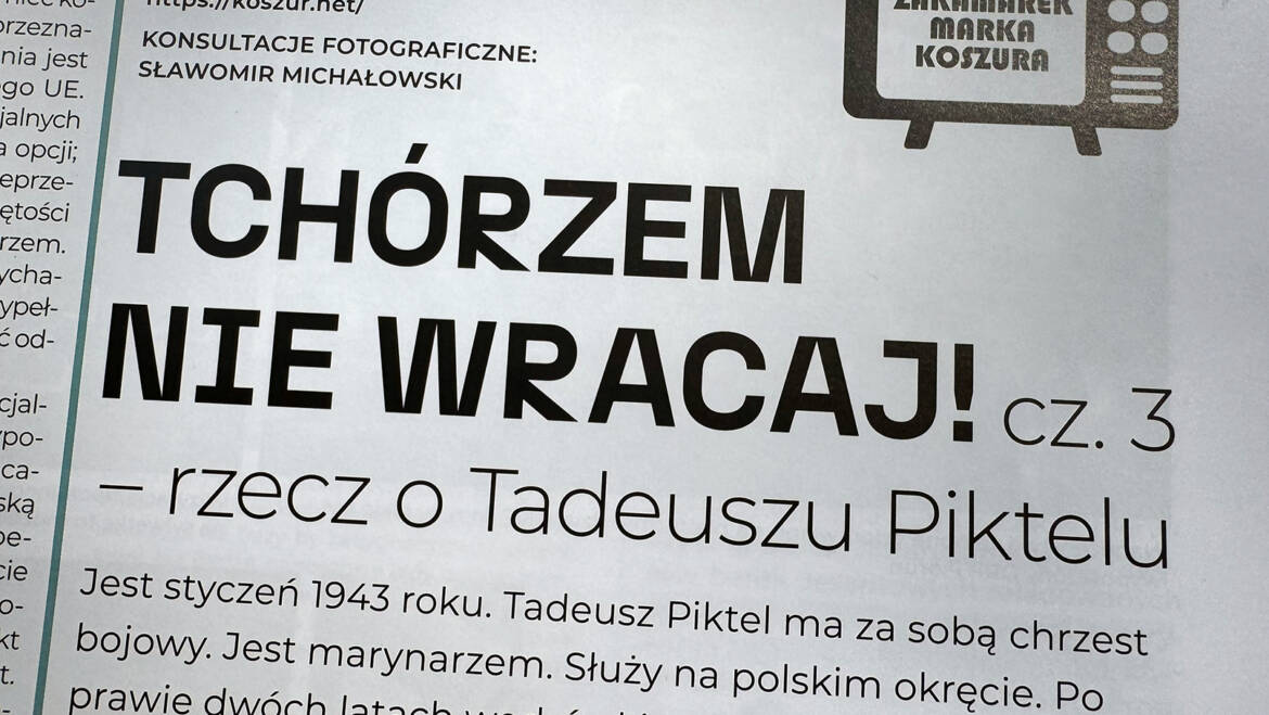 Tchórzem nie wracaj… – cz. 03
